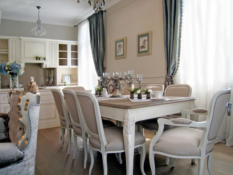 Кухня столовая в стиле Прованс