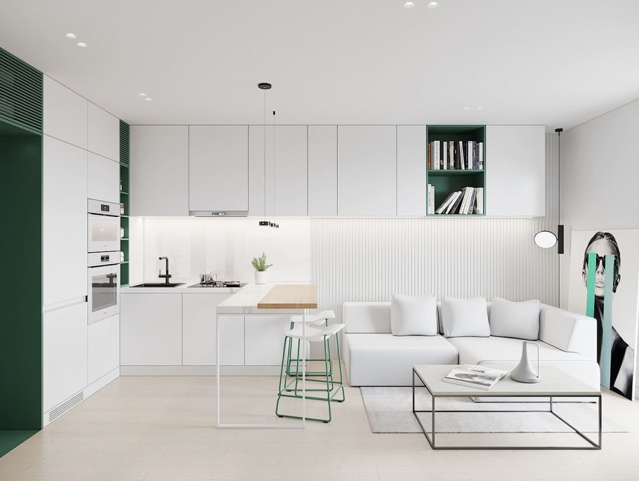 Угловая кухня хрущевка 5кв м белая