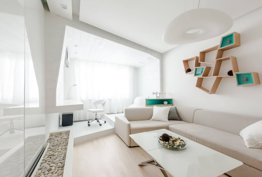 Кухня-гостиная в современном стиле