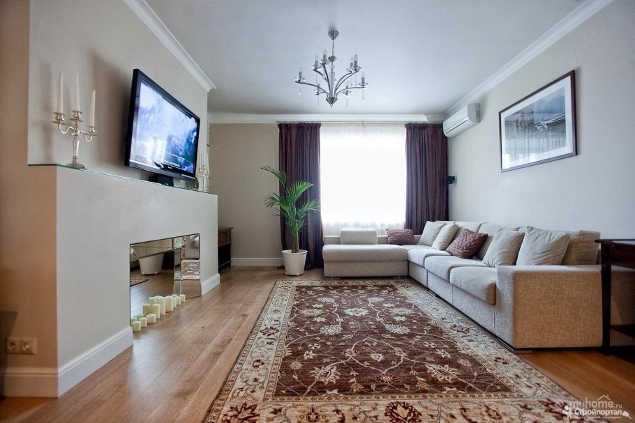 Гостиная в обычном доме