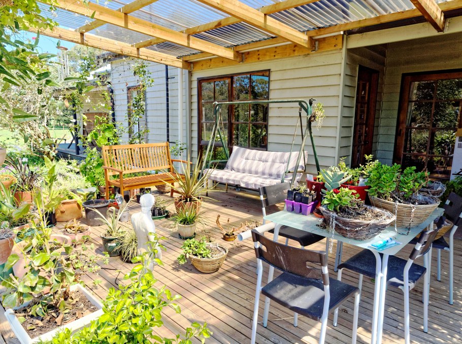 Веранда пристроенная к дому