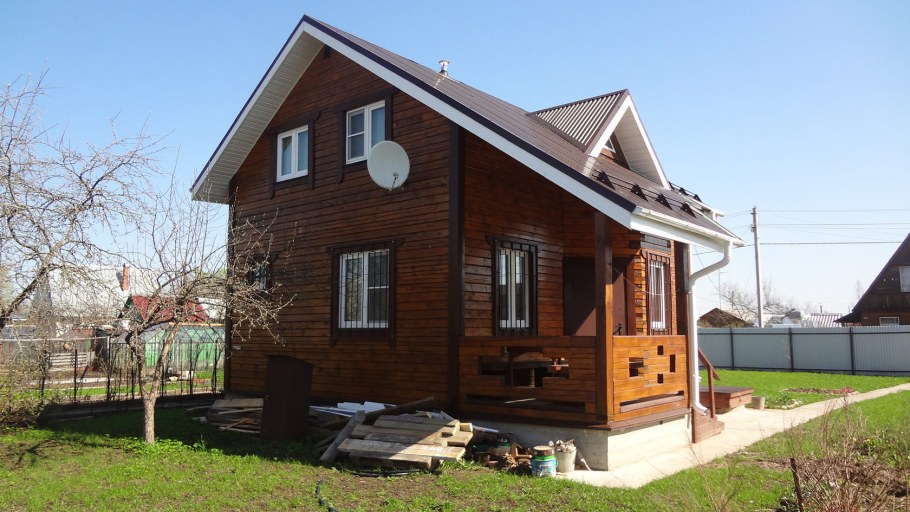 Деревянный фасад