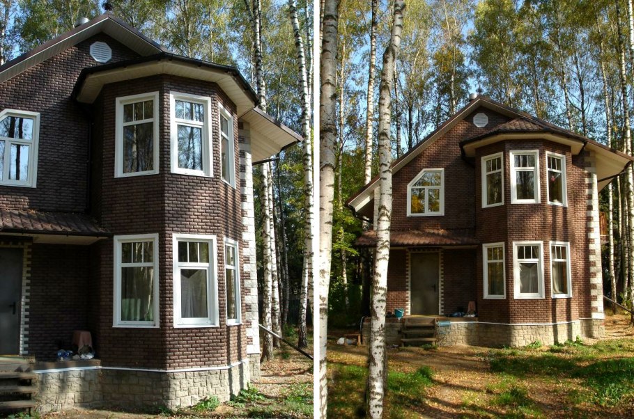 Фасады деревянных домов