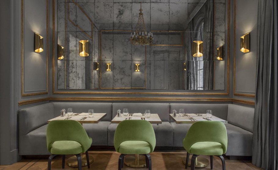 Зеркала в интерьере кафе и ресторанов