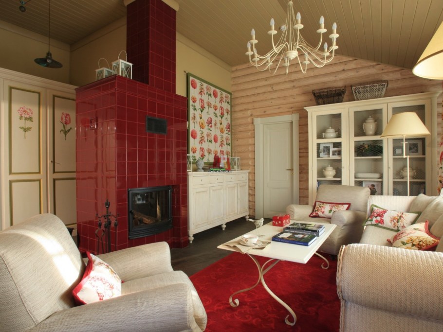 Гостиная в маленьком доме