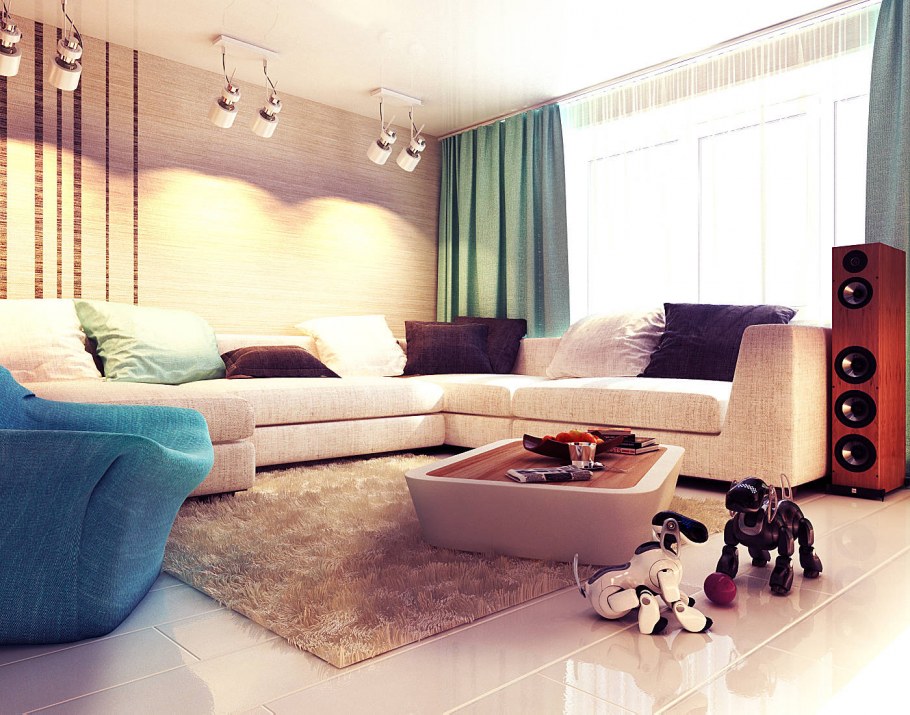 Реально существующие фото гостиной