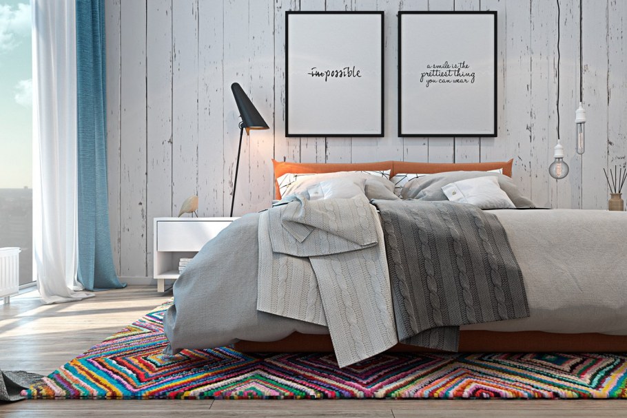 Постеры для спальни в скандинавском стиле
