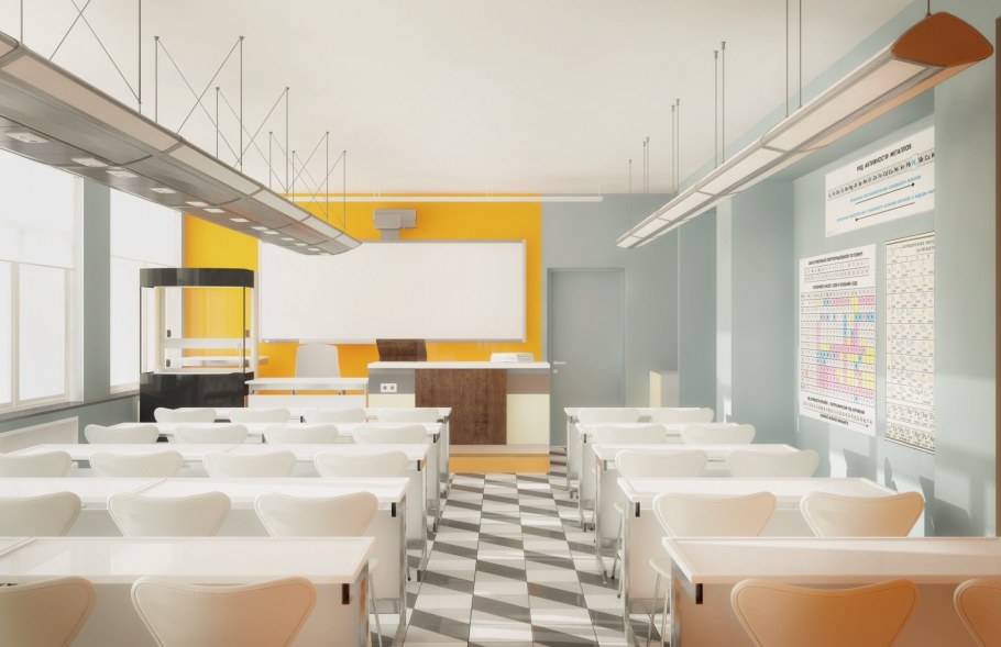 Интерьер школы