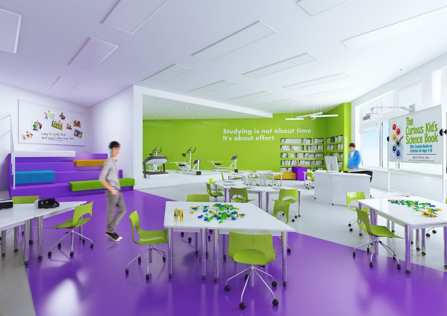 Современные помещения школы