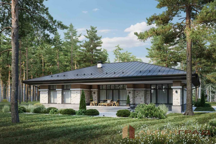 Дом в стиле Райта от Yunakov Architecture Design