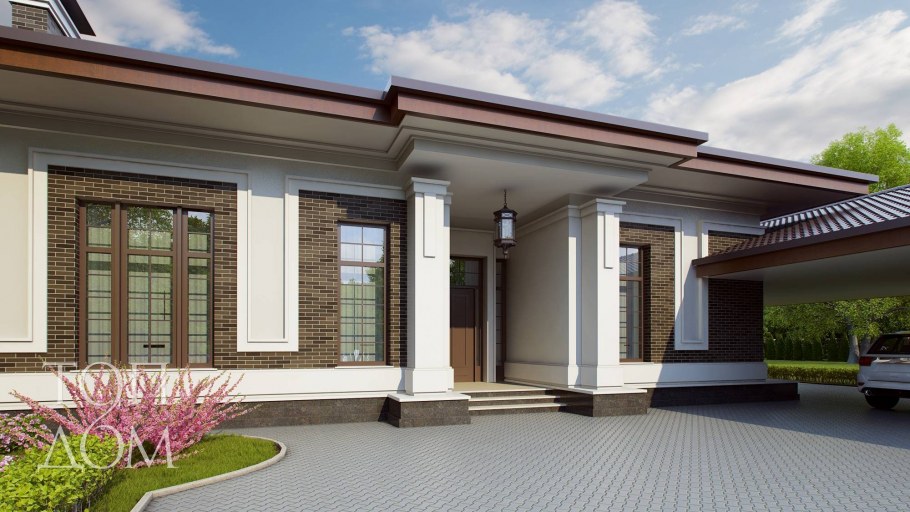 Одноэтажный дом Ллойд Райт прерии