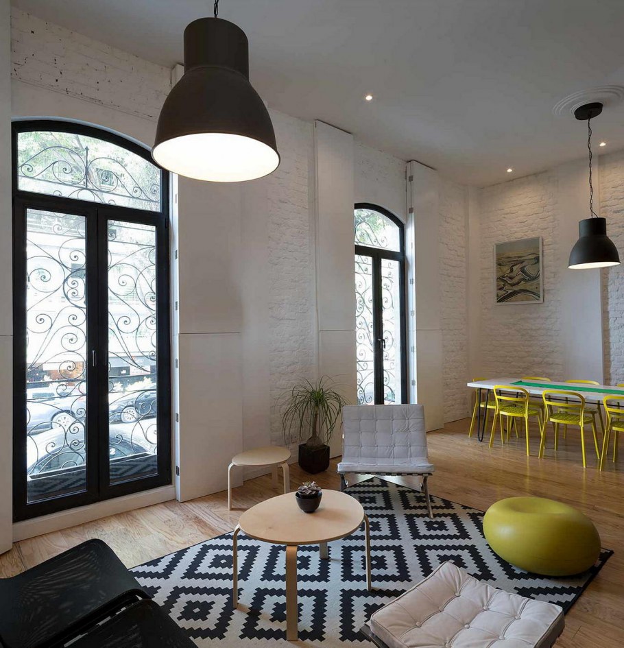 Белые стены в интерьере