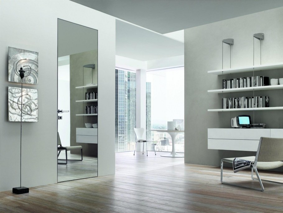 Зеркальная дверь Инвизибл