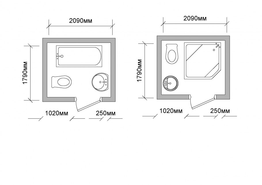 Постирочная комната планировка с размерами