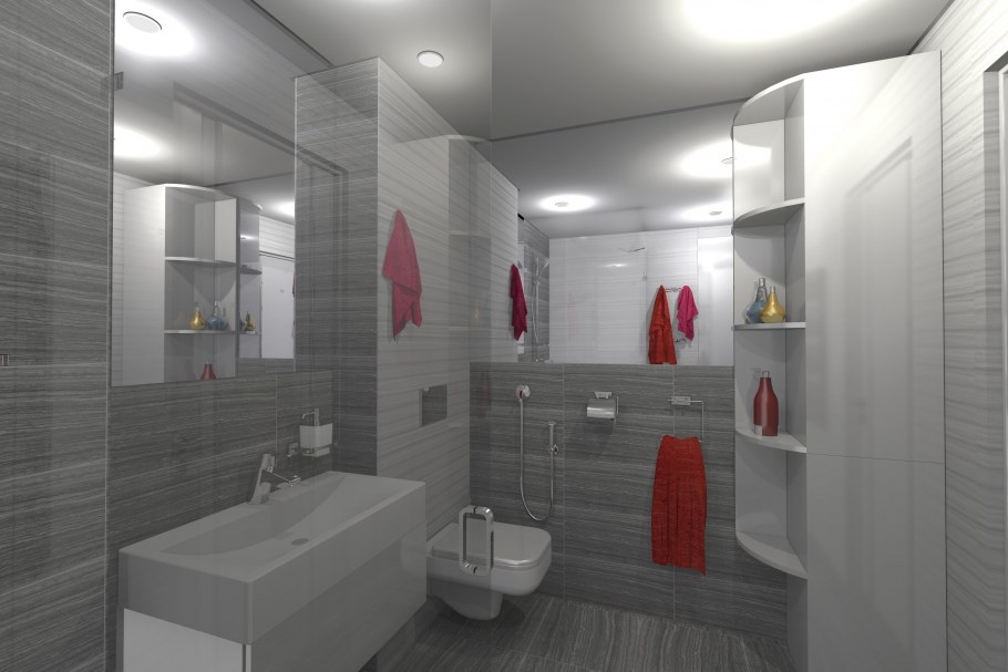 Планировка санузла 1,5 на3,5 с душевой кабиной