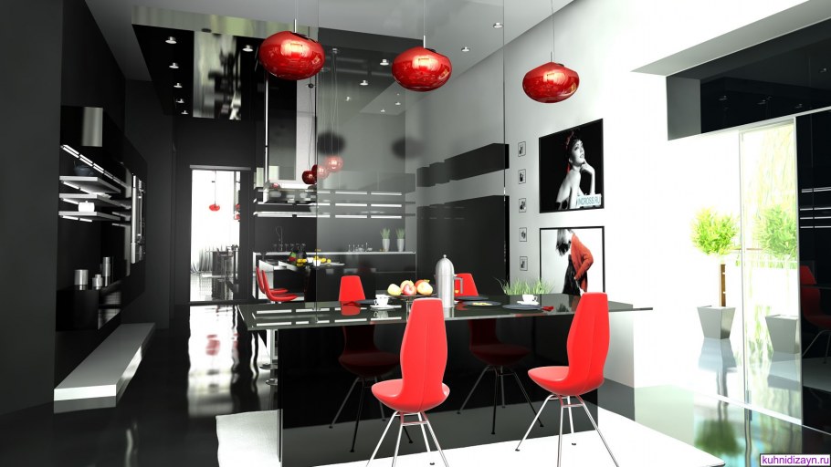 Кухня в клубном стиле