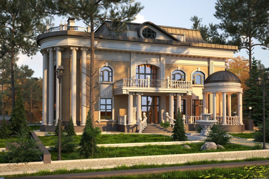 Резиденция особняк усадьба в классическом стиле