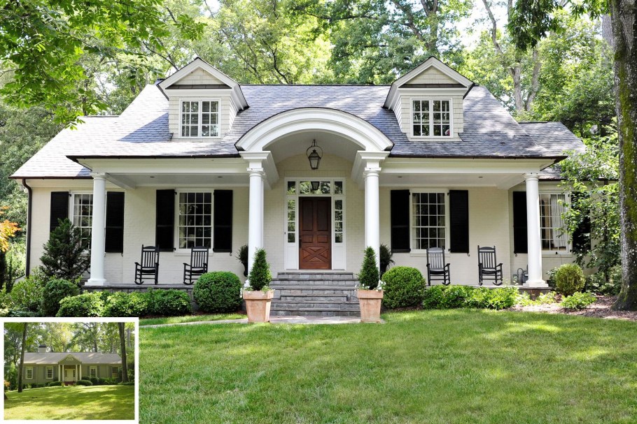 Небольшой дом с колоннами