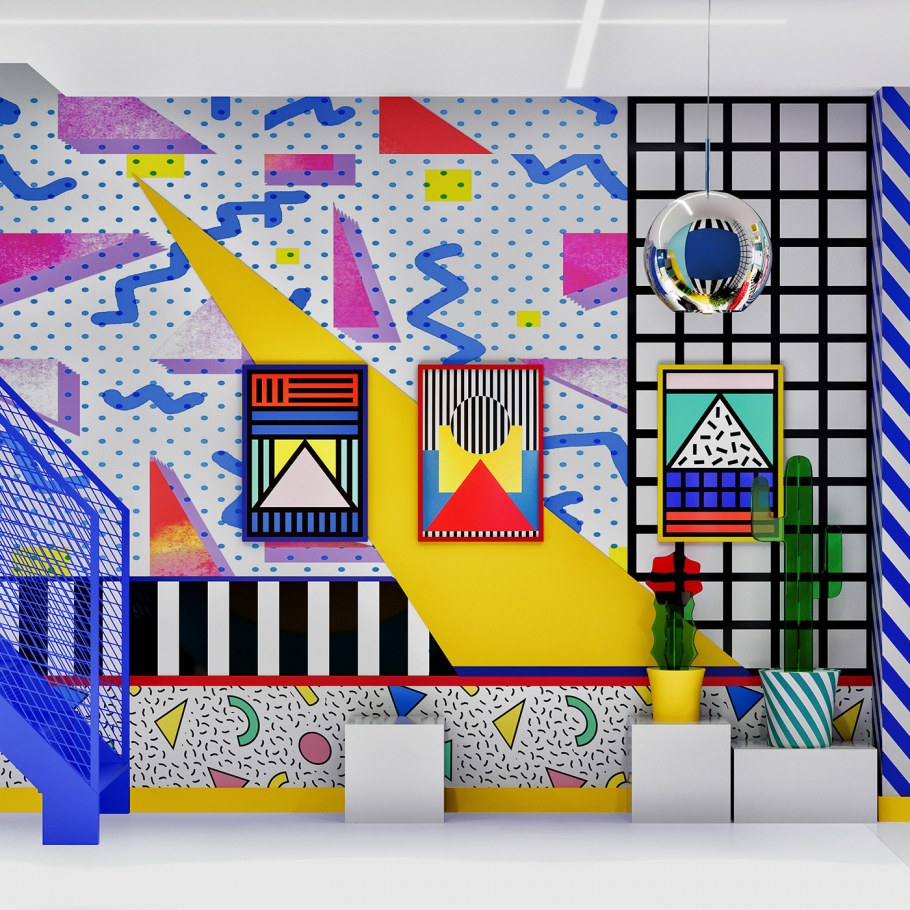 Стиль Мемфис орнамент