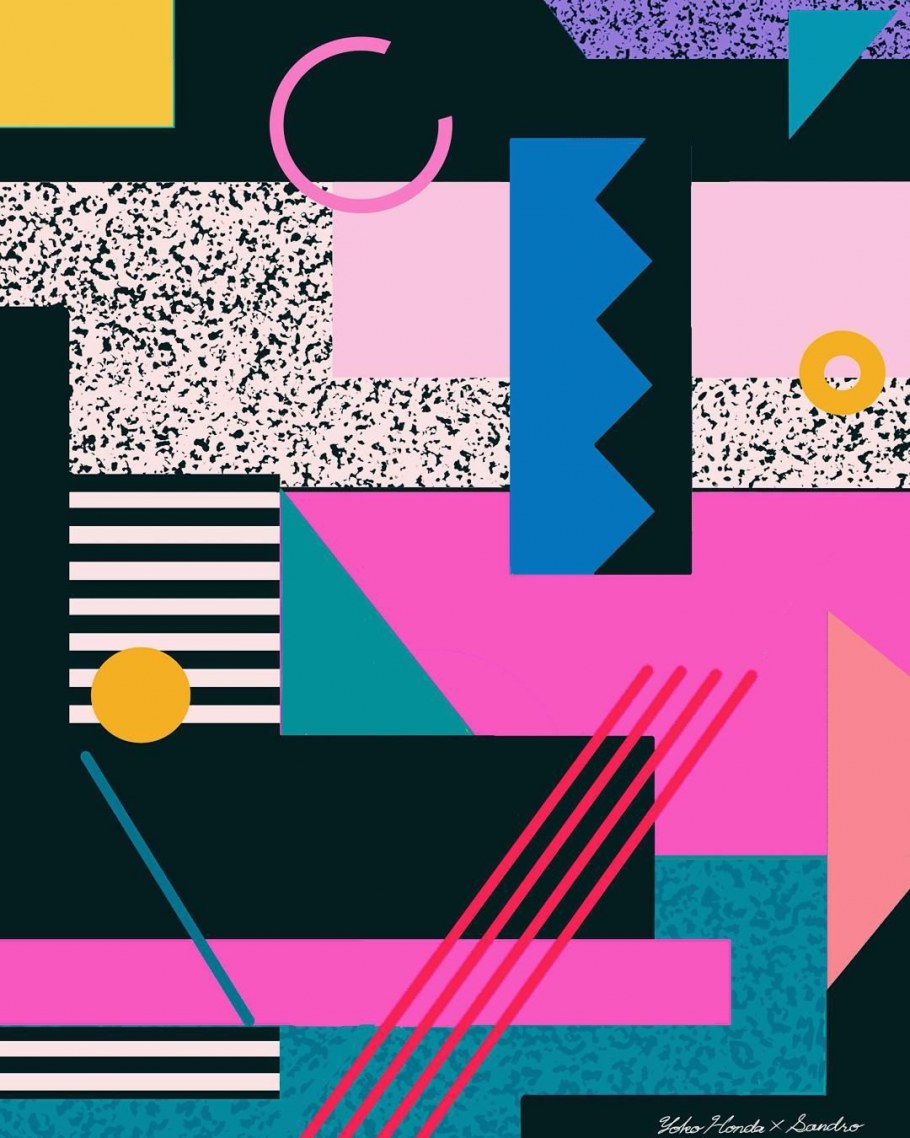 Мемфис графический дизайн