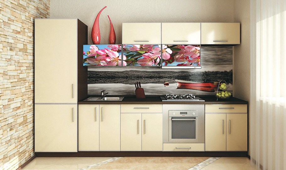 Кухни из пластика Алвик Люкс