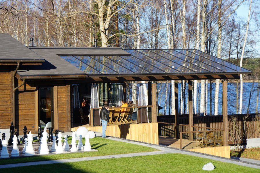 Навес для веранды из поликарбоната