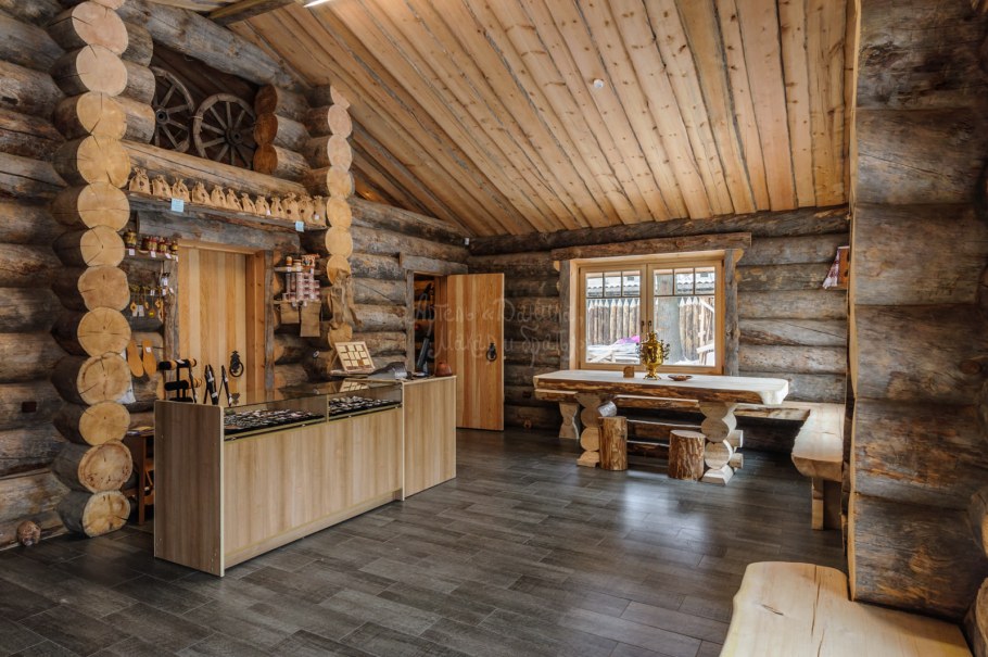 Интерьер избы в древней Руси