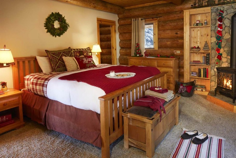 Бревенчатый дом интерьер