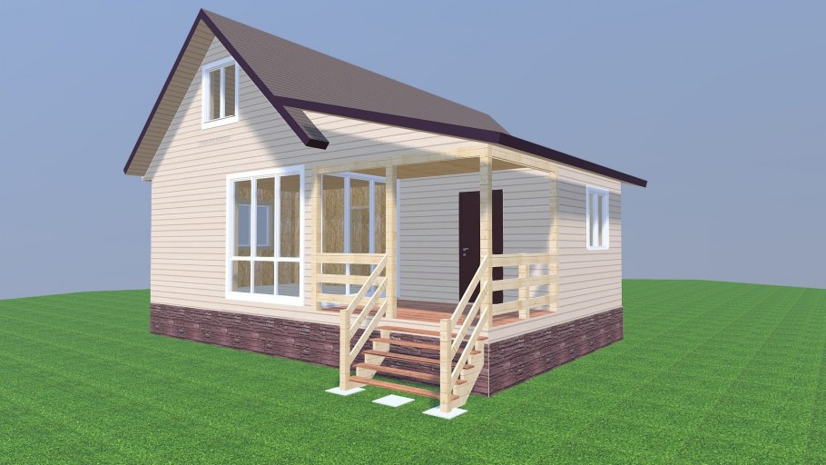 Дом с верандой крыльцом террасой