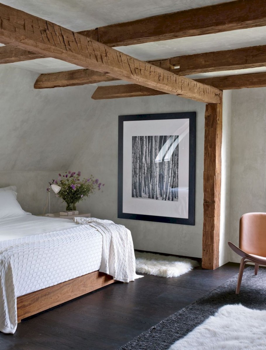 Потолочные балки в интерьере