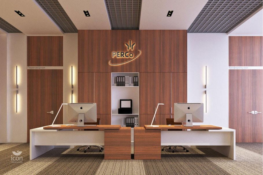 Приемная в офисном стиле