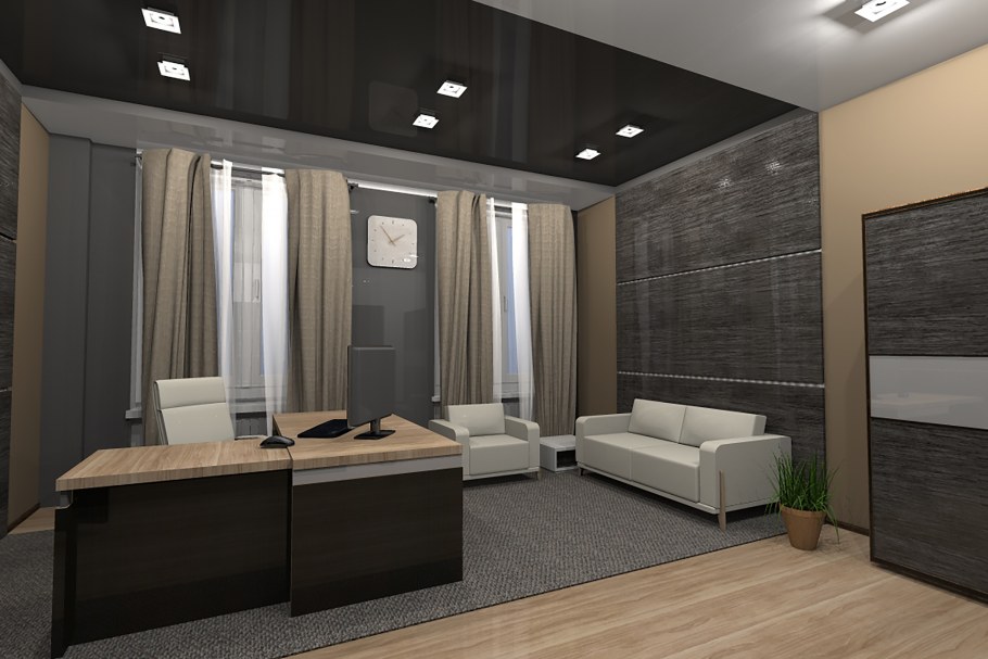 Интерьер офиса приемная