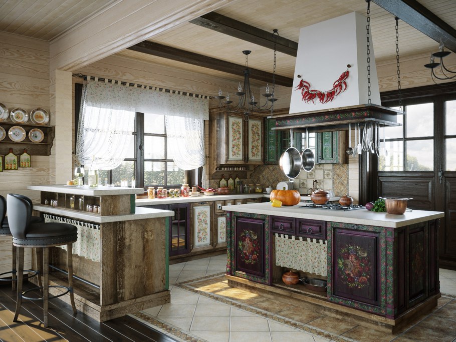 Юлия Высоцкая в Италии в Тоскане