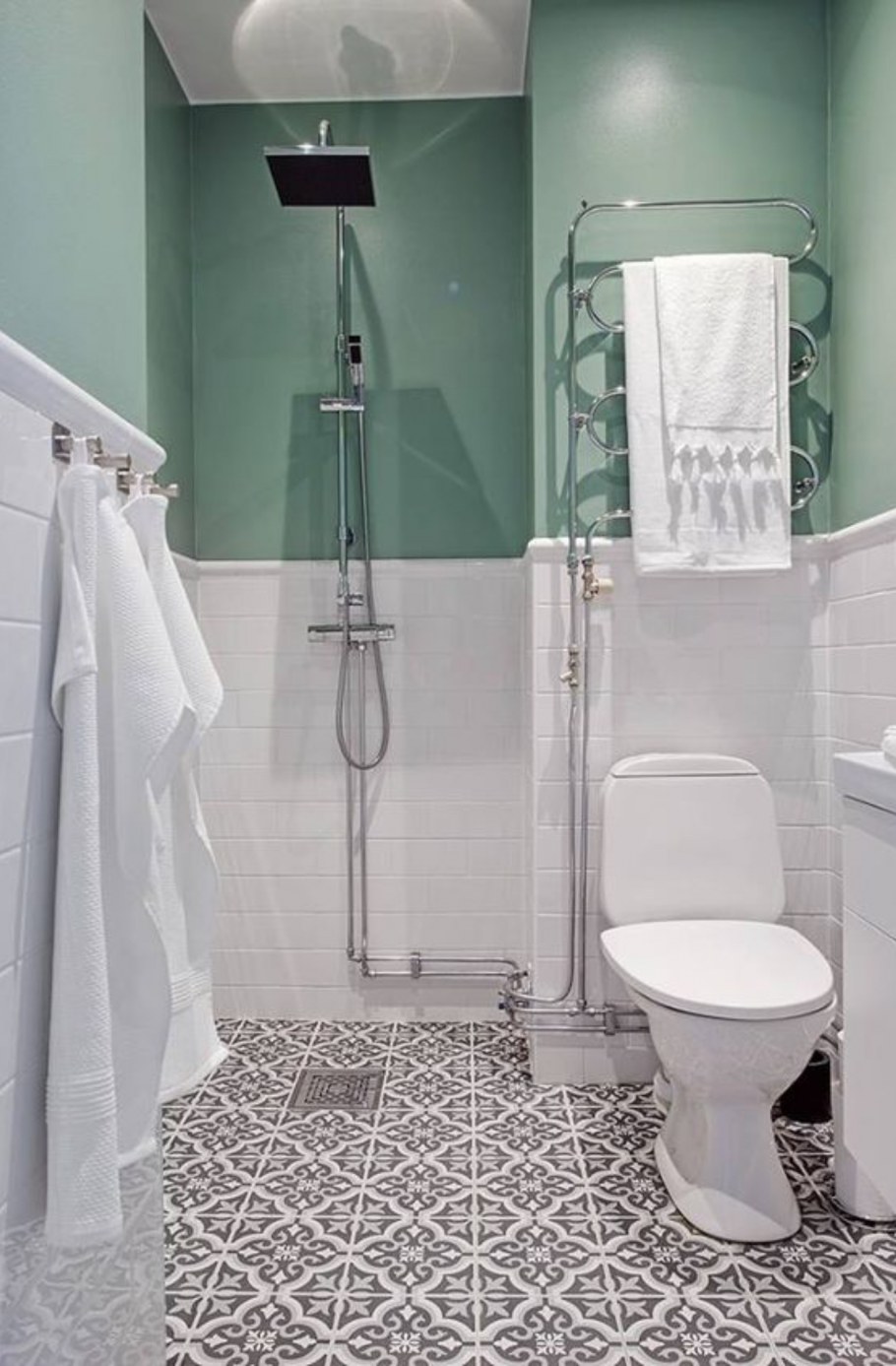 Скандинавский стиль ванная и туалет