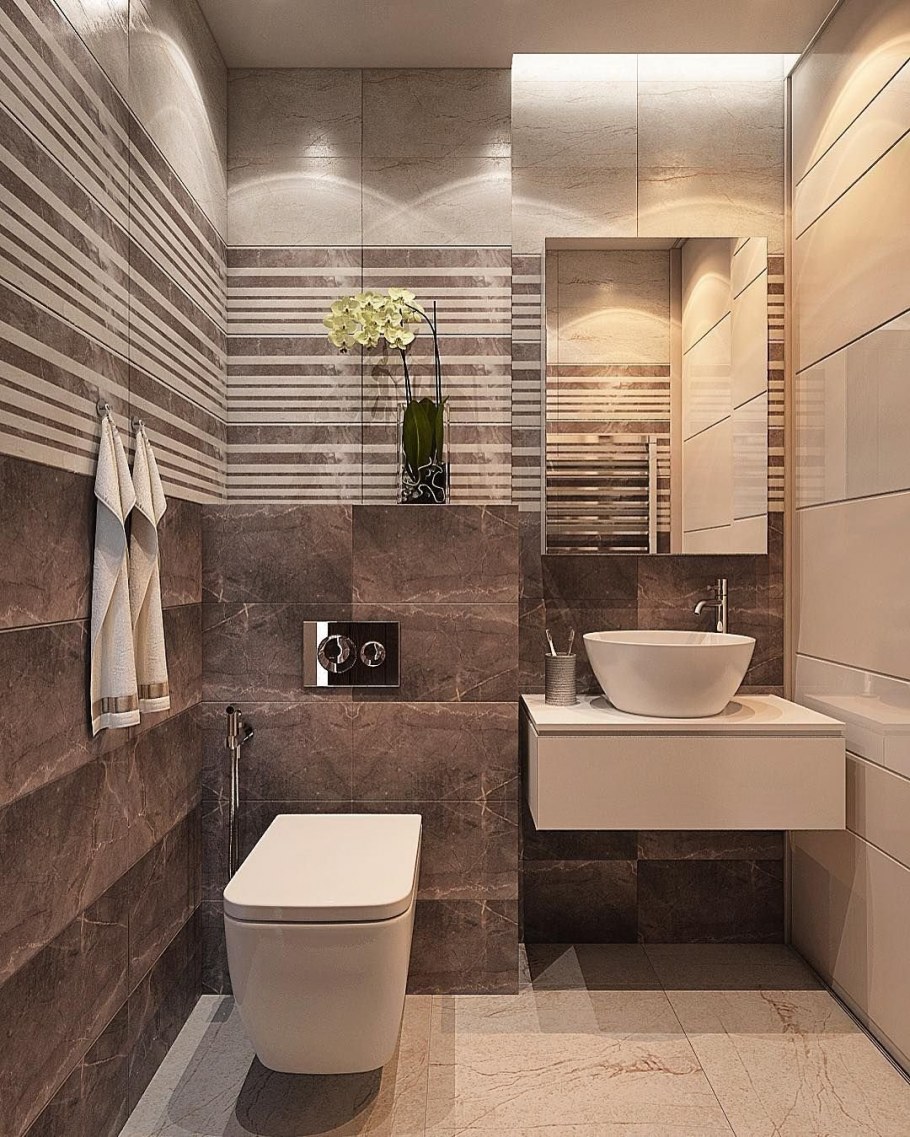 Современная плитка в туалет