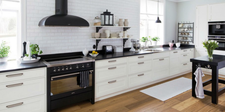 Кухни Сканди икеа белая