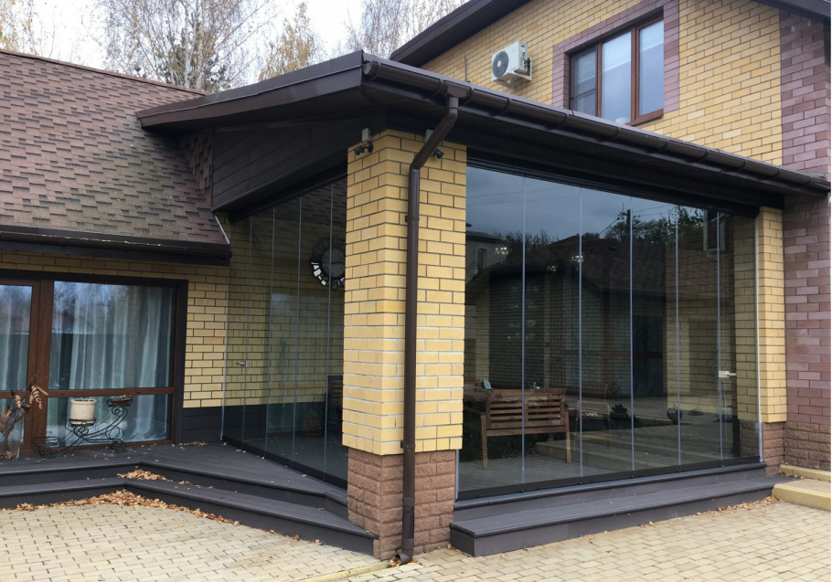 Панорамное остекление веранды
