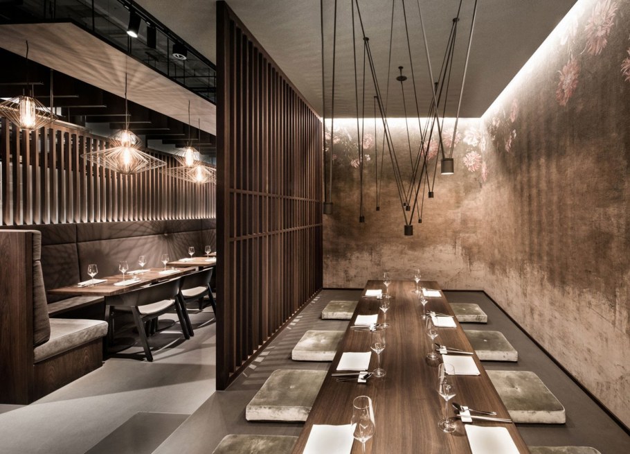 Рестораны в Японии интерьер современные