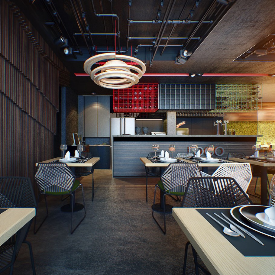 Дизайн закусочной