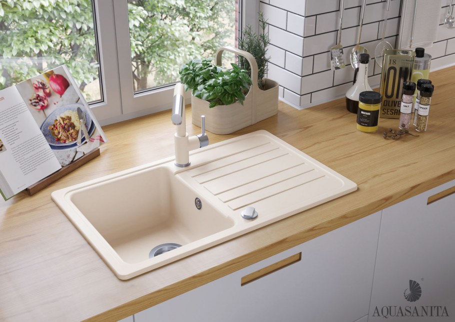 Красивые мойки на кухню в столешницу