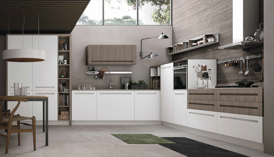 Кухня Юлия Стендмебель Сандал белый