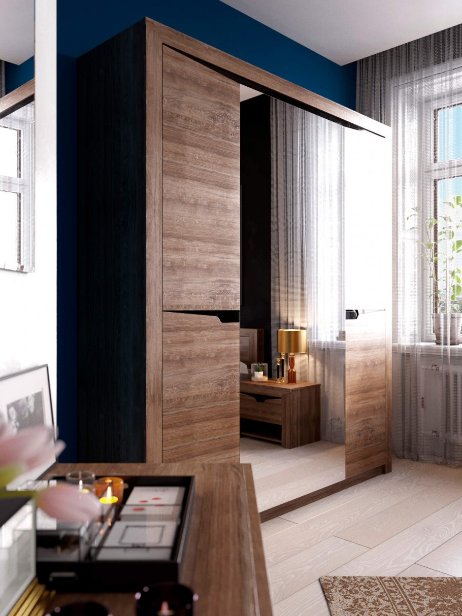 Спальня Соренто комплектация 1 дуб Стирлинг