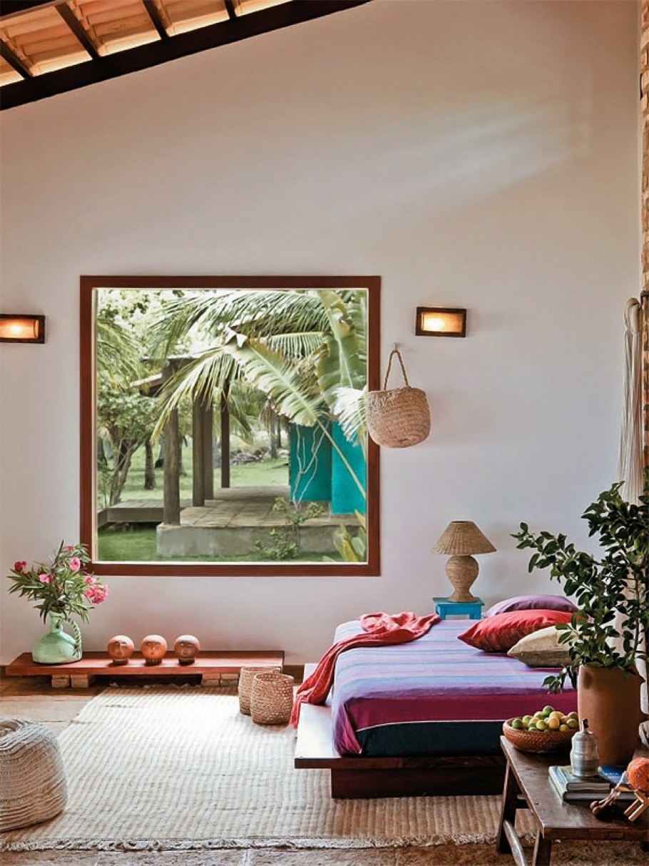 Спальня в тропическом стиле