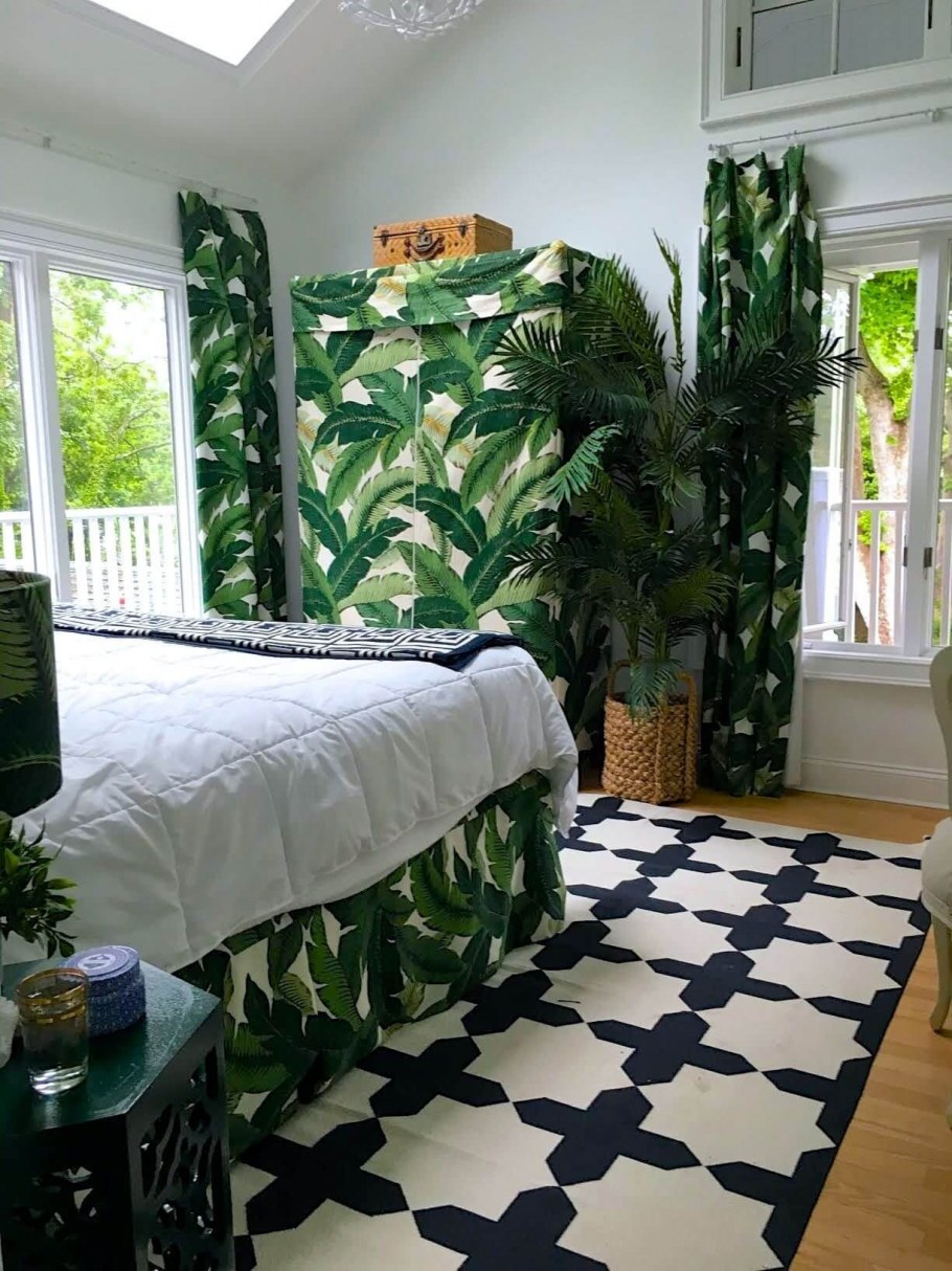 Спальня в тропическом стиле