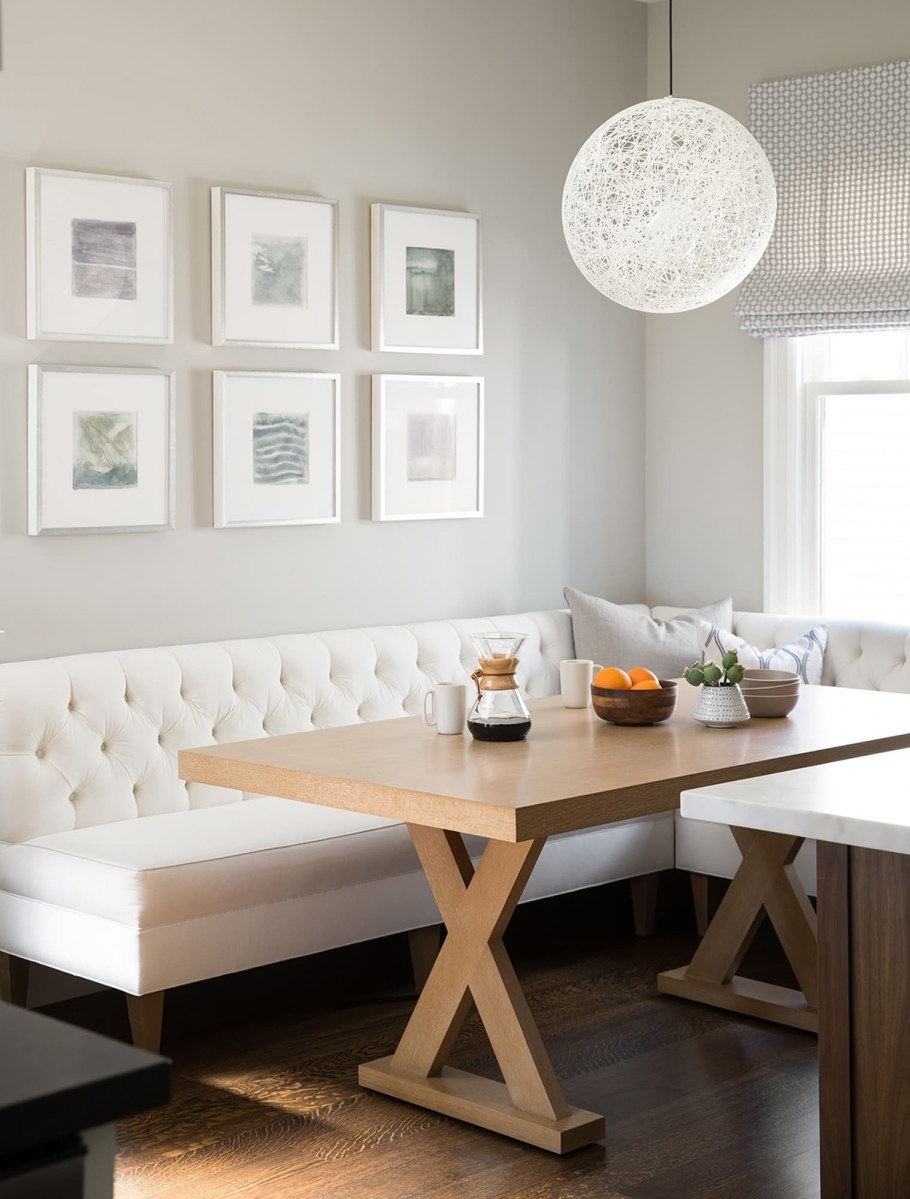 Обеденная зона в стиле Сканди