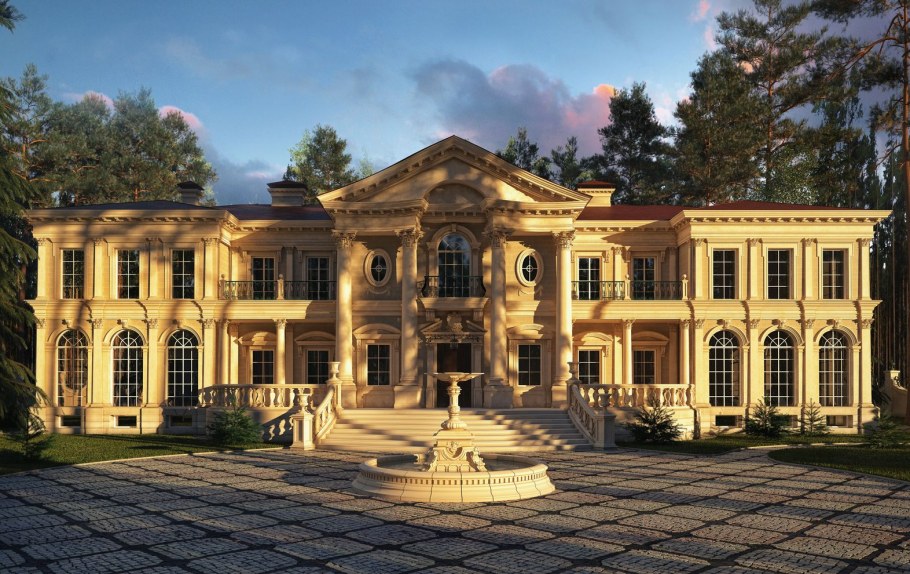 Особняки в стиле Ампир 19 века