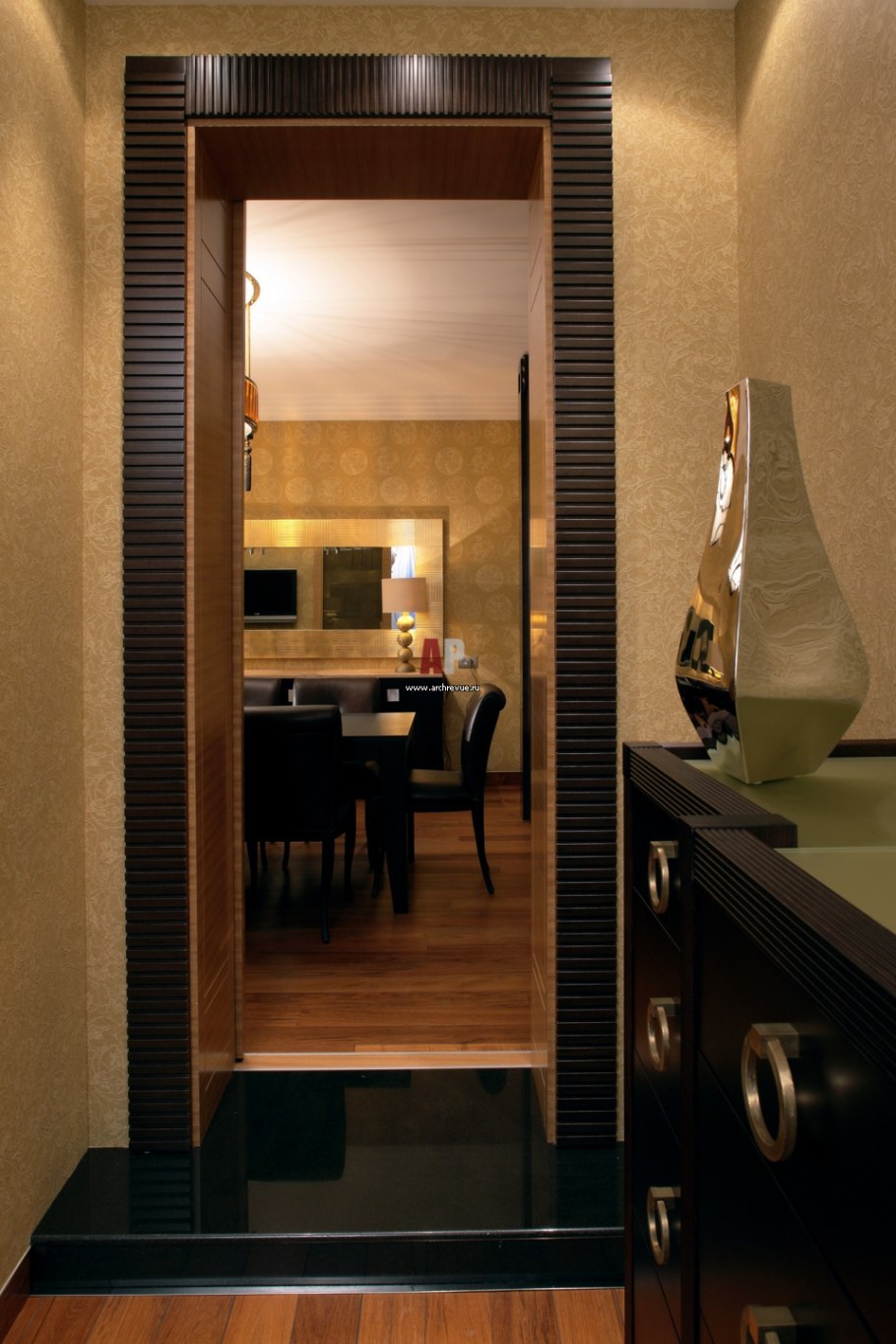 Проем на кухню без двери