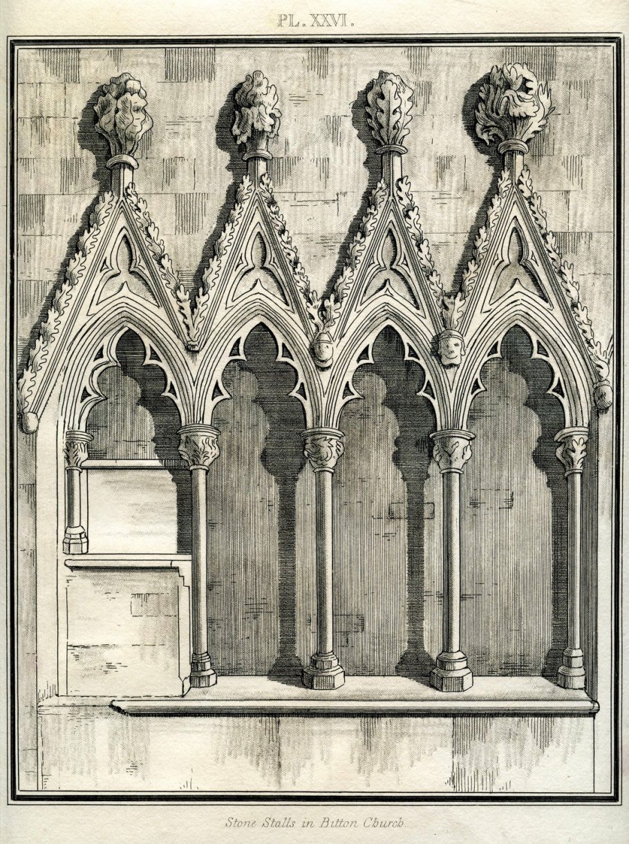Стрельчатая арка Готика схема