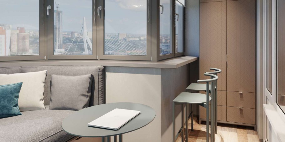 Панорамное остекление балкона