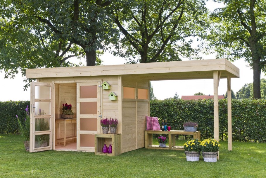 Огородный домик своими руками
